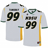 North Dakota State Bison 99 Nate Tanguay White College Football Jersey Dzhi